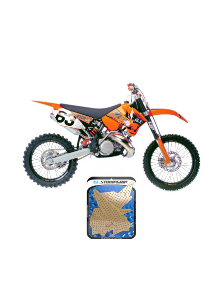 Grip adhésif de réservoir + plastiques STOMPGRIP 3D - KTM 125 EXC / 125 SX / 200 EXC / 200 SX / 250 EXC / 250 EXC-F / 250 SX