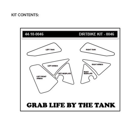 Grip adhésif de réservoir + plastiques STOMPGRIP 3D - KTM 65 SX 2002-08