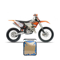 Grip adhésif de réservoir + plastiques STOMPGRIP 3D - KTM 125 EXC / 125 SX / 144 SX / 150 SX / 200 EXC / 250 EXC / 250 EXC-F 2