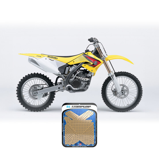 Grip adhésif de réservoir + plastiques STOMPGRIP 3D - SUZUKI 250 RM-Z 2004-06