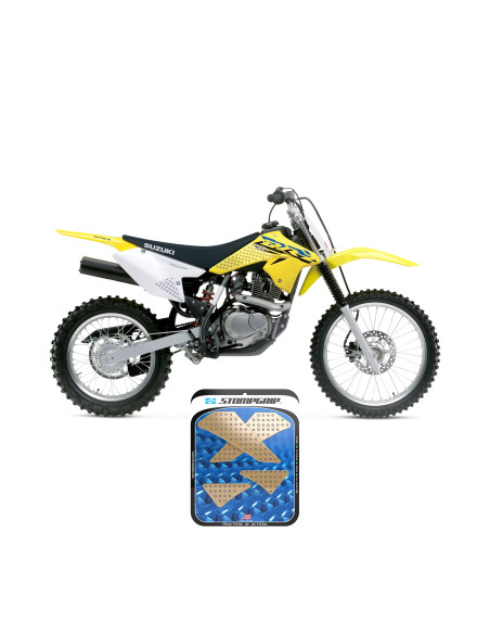 Grip adhésif de réservoir + plastiques STOMPGRIP 3D - SUZUKI 125 DR-Z 2016 / 125 DR-ZL 2017-21 / 70 DR-Z 2015-18