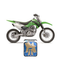 Grip adhésif de réservoir + plastiques STOMPGRIP 3D - KAWASAKI 140 KLX 2011-26 2