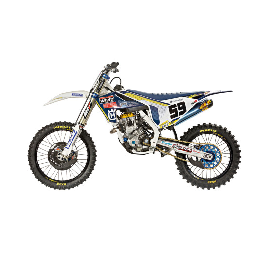 Grip adhésif de réservoir + plastiques STOMPGRIP 3D - HUSQVARNA 250 FC / 350 FC / 450 FC / 250 FE / 350 FE / 450 FE / 501 FE