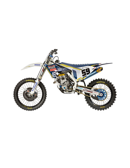 Grip adhésif de réservoir + plastiques STOMPGRIP 3D - HUSQVARNA 250 FC / 350 FC / 450 FC / 250 FE / 350 FE / 450 FE / 501 FE