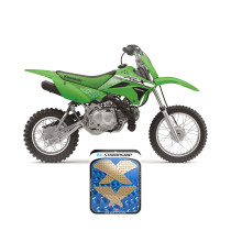 Grip adhésif de réservoir + plastiques STOMPGRIP 3D - KAWASAKI 110 KLX 2010-21 2