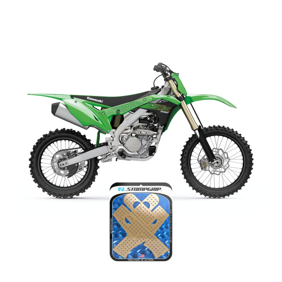 Grip adhésif de réservoir + plastiques STOMPGRIP 3D - KAWASAKI 250 KX-F 2017-20