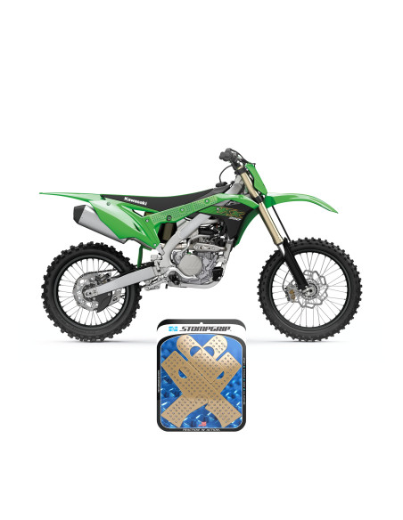 Grip adhésif de réservoir + plastiques STOMPGRIP 3D - KAWASAKI 250 KX-F 2017-20