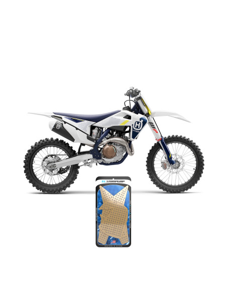 Grip adhésif de réservoir + plastiques STOMPGRIP 3D - HUSQVARNA 250 FC / 350 FC / 450 FC / 250 FE / 350 FE / 450 FE / 501 FE