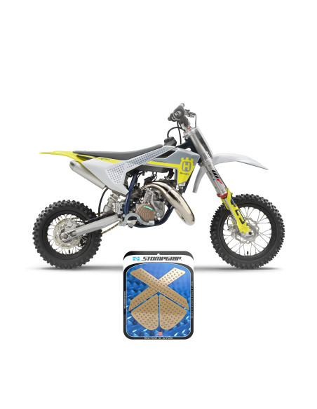 Grip adhésif de réservoir + plastiques STOMPGRIP 3D - HUSQVARNA 50 TC / 65 TC 2018-23