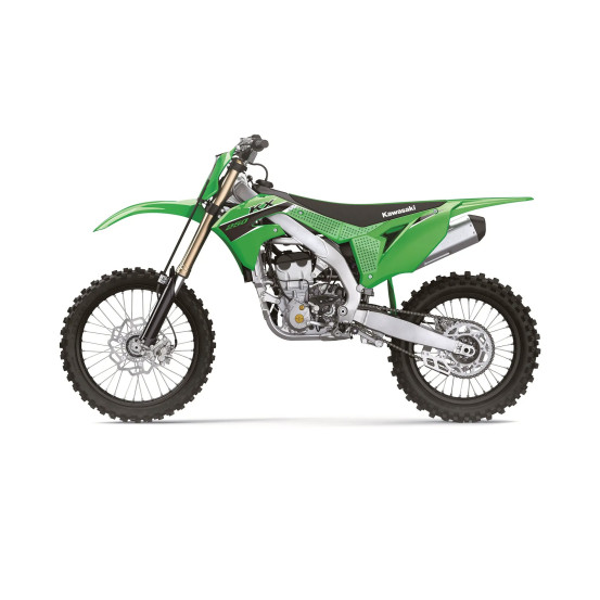Grip adhésif de réservoir + plastiques STOMPGRIP 3D - KAWASAKI 450 KX-F 2019-23 / 250 KX-F 2021-23