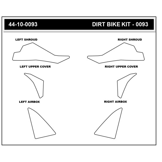Grip adhésif de réservoir + plastiques STOMPGRIP 3D - YAMAHA 125 YZ / 250 YZ 2022-26