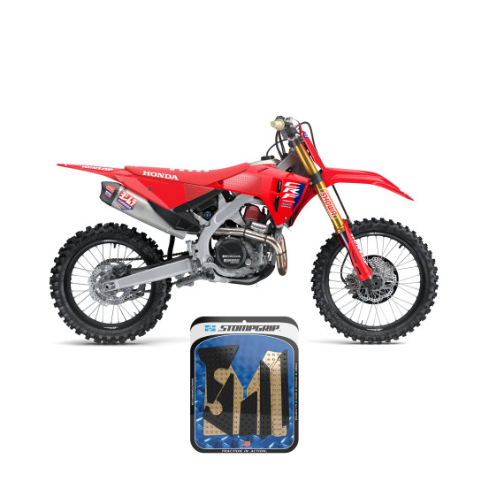 Grip adhésif de réservoir + plastiques STOMPGRIP 3D - HONDA 450 CRF-R / 450 CRF-RX / 250 CRF-R / 250 CRF-RX 2025-26