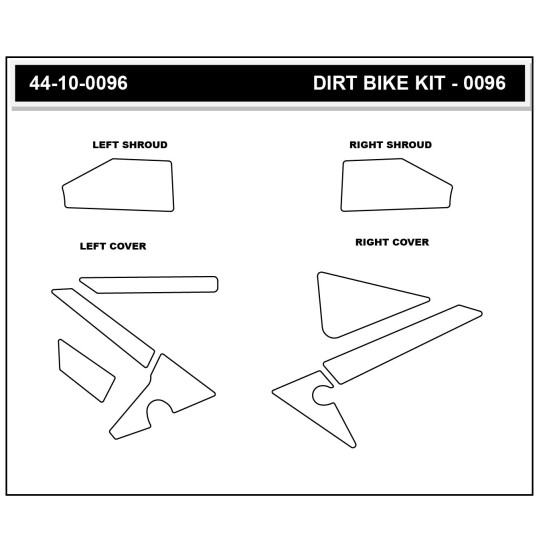 Grip adhésif de réservoir + plastiques STOMPGRIP 3D - HONDA 450 CRF-R / 450 CRF-RX / 250 CRF-R / 250 CRF-RX 2025-26