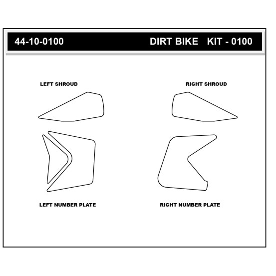Grip adhésif de réservoir + plastiques STOMPGRIP 3D - KTM 85 SX 2025-26 / GASGAS 85 MC 2025-26