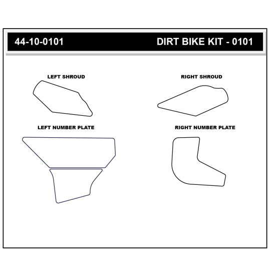 Grip adhésif de réservoir + plastiques STOMPGRIP 3D - HUSQVARNA 85 TC 2025-26