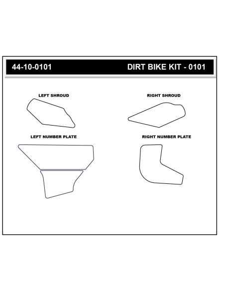 Grip adhésif de réservoir + plastiques STOMPGRIP 3D - HUSQVARNA 85 TC 2025-26