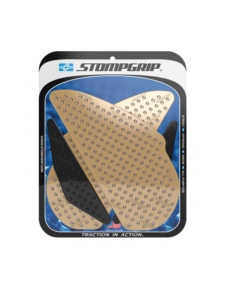 Grip adhésif de réservoir noir et transparent STOMPGRIP VOLCANO - YAMAHA 1000 YZF R1 2002-03