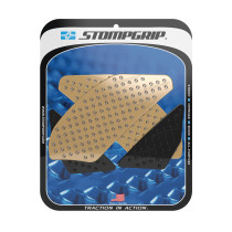 Grip adhésif de réservoir noir et transparent STOMPGRIP VOLCANO - YAMAHA 1000 YZF R1 2009-14
