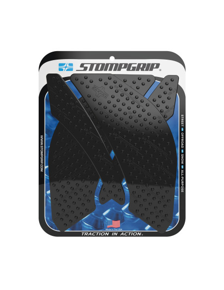 Grip adhésif de réservoir noir STOMPGRIP VOLCANO - YAMAHA 600 FZ6 / 600 YZF R6 / 600 XJ6 DIVERSION / 600 XJ6 DIVERSION F