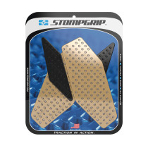 Grip adhésif de réservoir noir et transparent STOMPGRIP VOLCANO - YAMAHA 600 YZF R6 2008-16