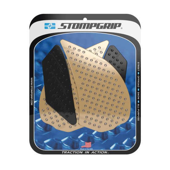 Grip adhésif de réservoir noir et transparent STOMPGRIP VOLCANO - YAMAHA 800 FZ8 FAZER 2011-15 / 800 FZ8 2011-13
