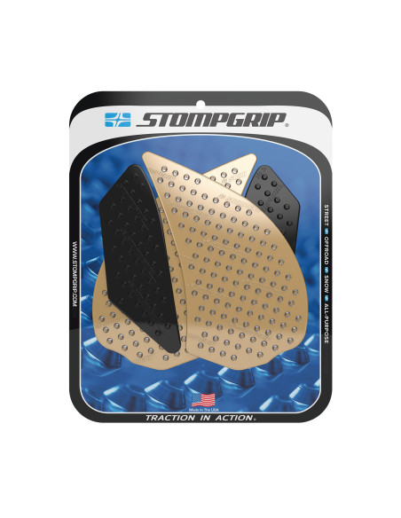 Grip adhésif de réservoir noir et transparent STOMPGRIP VOLCANO - YAMAHA 800 FZ8 FAZER 2011-15 / 800 FZ8 2011-13