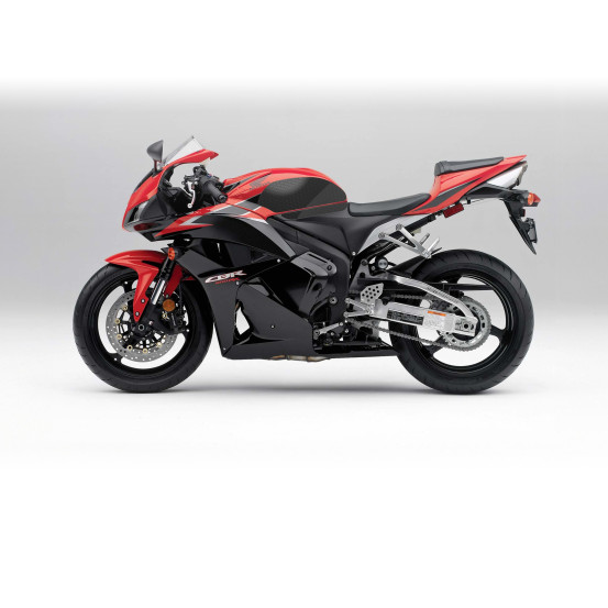 Grip adhésif de réservoir noir et transparent STOMPGRIP VOLCANO - HONDA 600 CBR-RR 2007-12