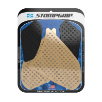 Grip adhésif de réservoir noir et transparent STOMPGRIP VOLCANO - HONDA 1000 CBR-RR 2008-11