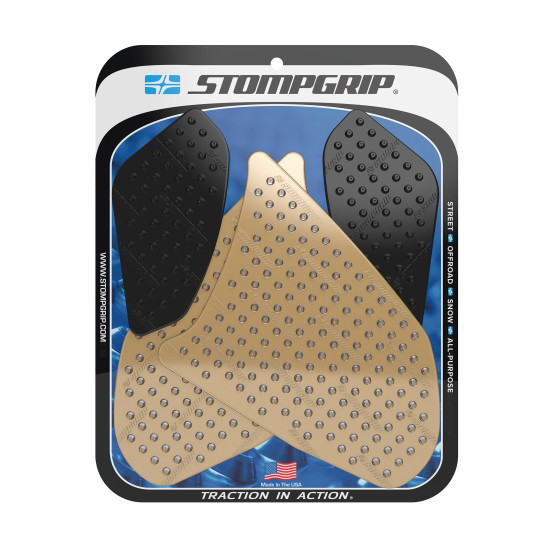 Grip adhésif de réservoir noir et transparent STOMPGRIP VOLCANO - HONDA 1000 CBR-RR 2008-11