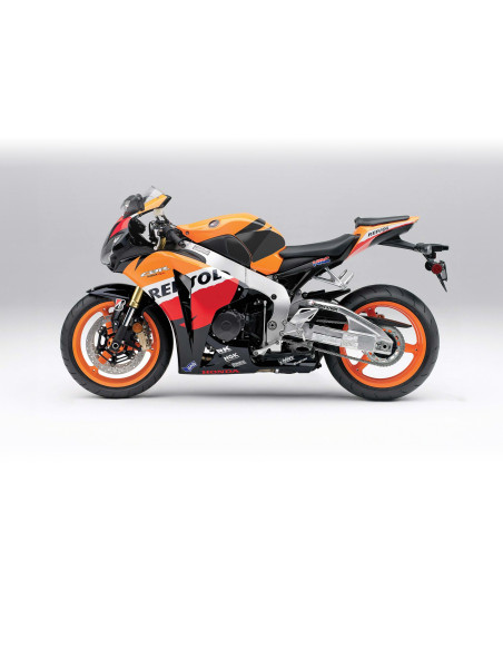 Grip adhésif de réservoir noir et transparent STOMPGRIP VOLCANO - HONDA 1000 CBR-RR 2008-11