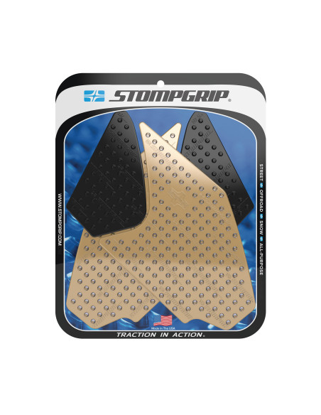 Grip adhésif de réservoir noir et transparent STOMPGRIP VOLCANO - HONDA 1000 CBR-RR 2012-16 / 1000 CBR-RR SP 2014-16