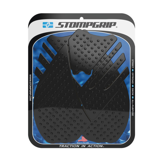 Grip adhésif de réservoir noir STOMPGRIP VOLCANO - KAWASAKI 1400 ZX-14R / 1400 ZZR 2006-11