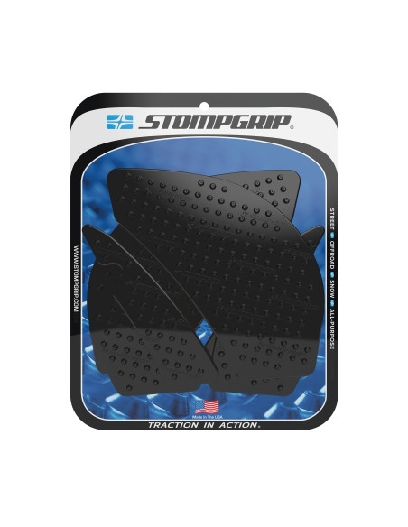 Grip adhésif de réservoir noir STOMPGRIP VOLCANO - KAWASAKI 1000 ZX-10R 2008-10