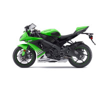 Grip adhésif de réservoir noir et transparent STOMPGRIP VOLCANO - KAWASAKI 1000 ZX-10R 2008-10 2