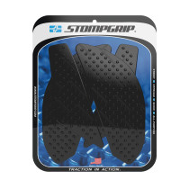 Grip adhésif de réservoir noir STOMPGRIP VOLCANO - KAWASAKI 650 ER-6F / 650 ER-6N 2006-11 / 650 NINJA R 2006-08