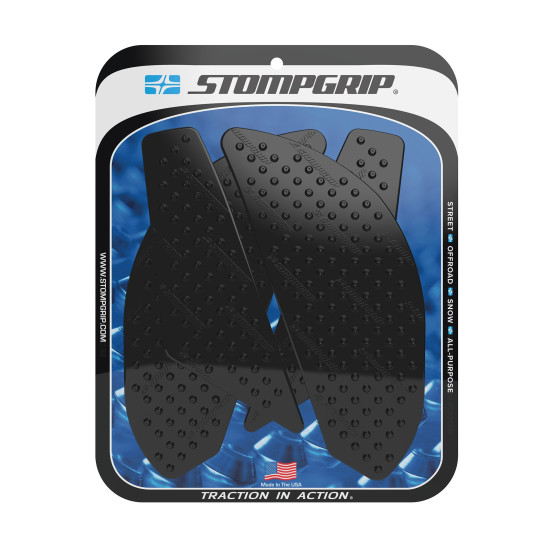 Grip adhésif de réservoir noir STOMPGRIP VOLCANO - KAWASAKI 650 ER-6F / 650 ER-6N 2006-11 / 650 NINJA R 2006-08