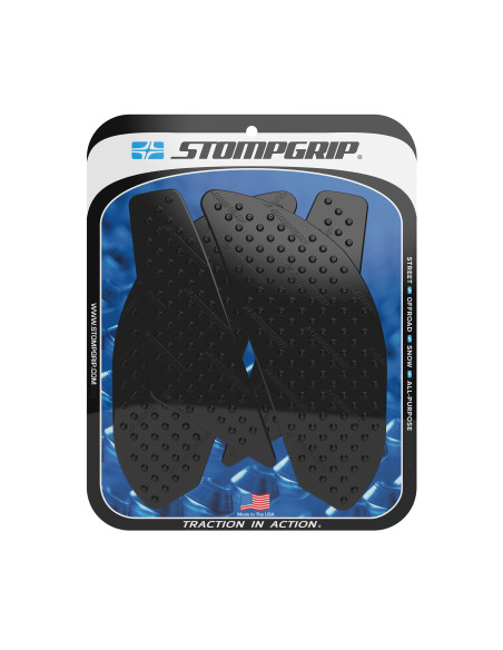 Grip adhésif de réservoir noir STOMPGRIP VOLCANO - KAWASAKI 650 ER-6F / 650 ER-6N 2006-11 / 650 NINJA R 2006-08