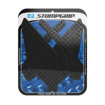 Grip adhésif de réservoir noir STOMPGRIP VOLCANO - KAWASAKI 250 NINJA R 2008-12