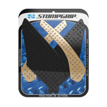 Grip adhésif de réservoir noir et transparent STOMPGRIP VOLCANO - KAWASAKI 250 NINJA R 2008-12
