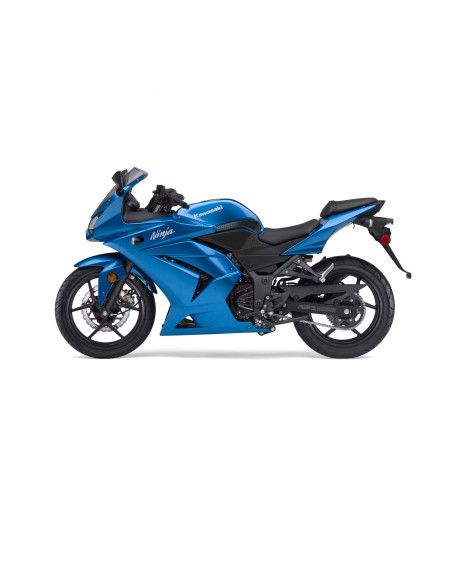 Grip adhésif de réservoir noir et transparent STOMPGRIP VOLCANO - KAWASAKI 250 NINJA R 2008-12