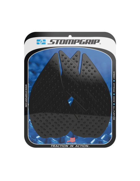 Grip adhésif de réservoir noir STOMPGRIP VOLCANO - KAWASAKI 1000 Z 2010-15 / 1000 Z SX 2012-16