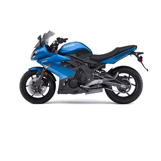 Grip adhésif de réservoir noir et transparent STOMPGRIP VOLCANO - KAWASAKI 650 NINJA R 2009-11