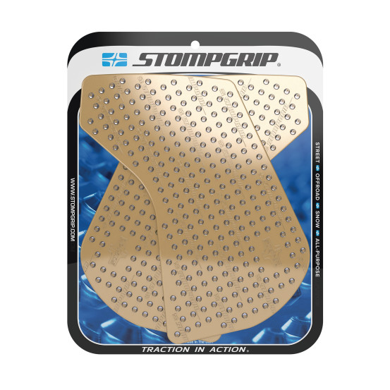 Grip adhésif de réservoir transparent STOMPGRIP VOLCANO - KAWASAKI 650 KLR 2000-18