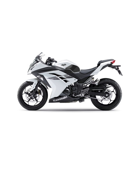 Grip adhésif de réservoir noir et transparent STOMPGRIP VOLCANO - KAWASAKI 250 NINJA R / 250 NINJA SL / 300 NINJA