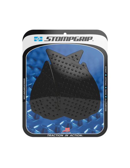Grip adhésif de réservoir noir STOMPGRIP VOLCANO - KAWASAKI 1000 NINJA 2011-13 / 1000 NINJA SX 2014-19 / 1000 Z SX 2011-17