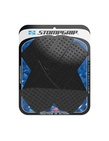 Grip adhésif de réservoir noir STOMPGRIP VOLCANO - KAWASAKI 1400 GTR 2010-16