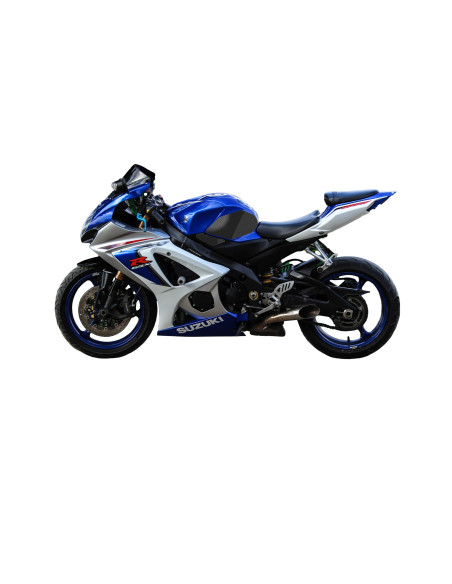 Grip adhésif de réservoir noir et transparent STOMPGRIP VOLCANO - SUZUKI 1000 GSX-R 2007-08