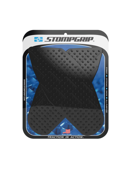 Grip adhésif de réservoir noir STOMPGRIP VOLCANO - SUZUKI 600 GSX-R / 750 GSX-R 2008-10