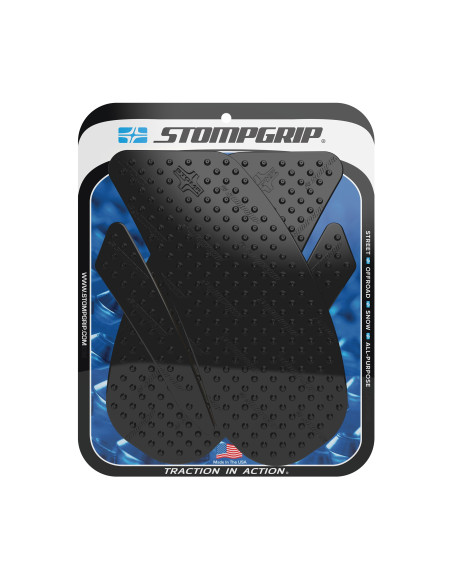 Grip adhésif de réservoir noir STOMPGRIP VOLCANO - SUZUKI 1000 GSX-R 2009-16