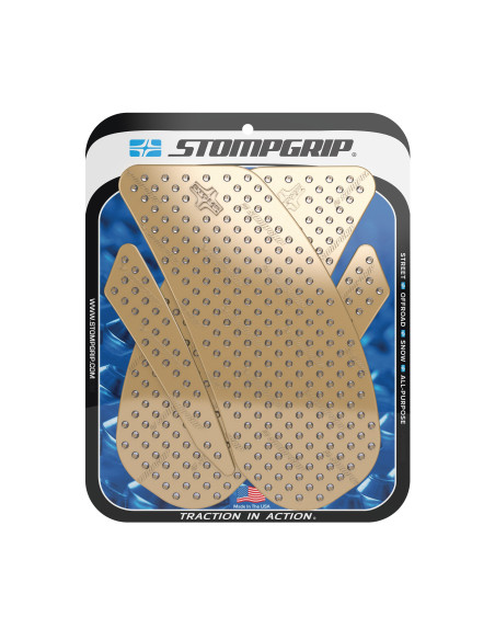 Grip adhésif de réservoir transparent STOMPGRIP VOLCANO - SUZUKI 1000 GSX-R 2009-16